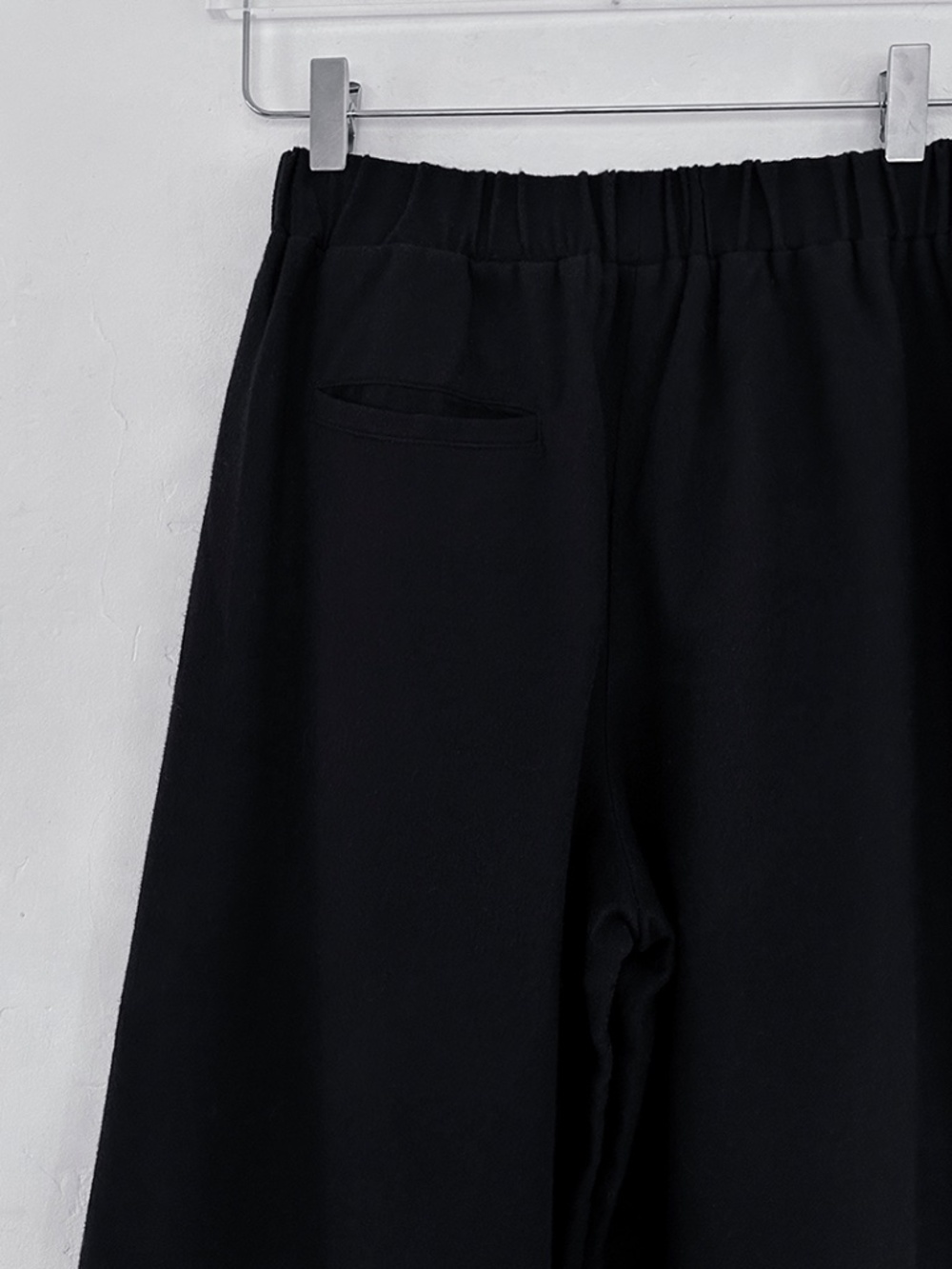 Black Crane wide leg pant trouser cotton wool blend la garconne totokaelo S - Picture 11 of 12